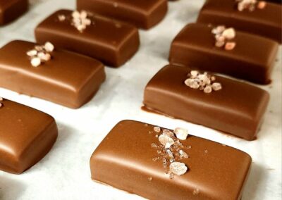 Accent Choc salted caramels