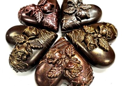 Accent chocolate dark chocolate hearts