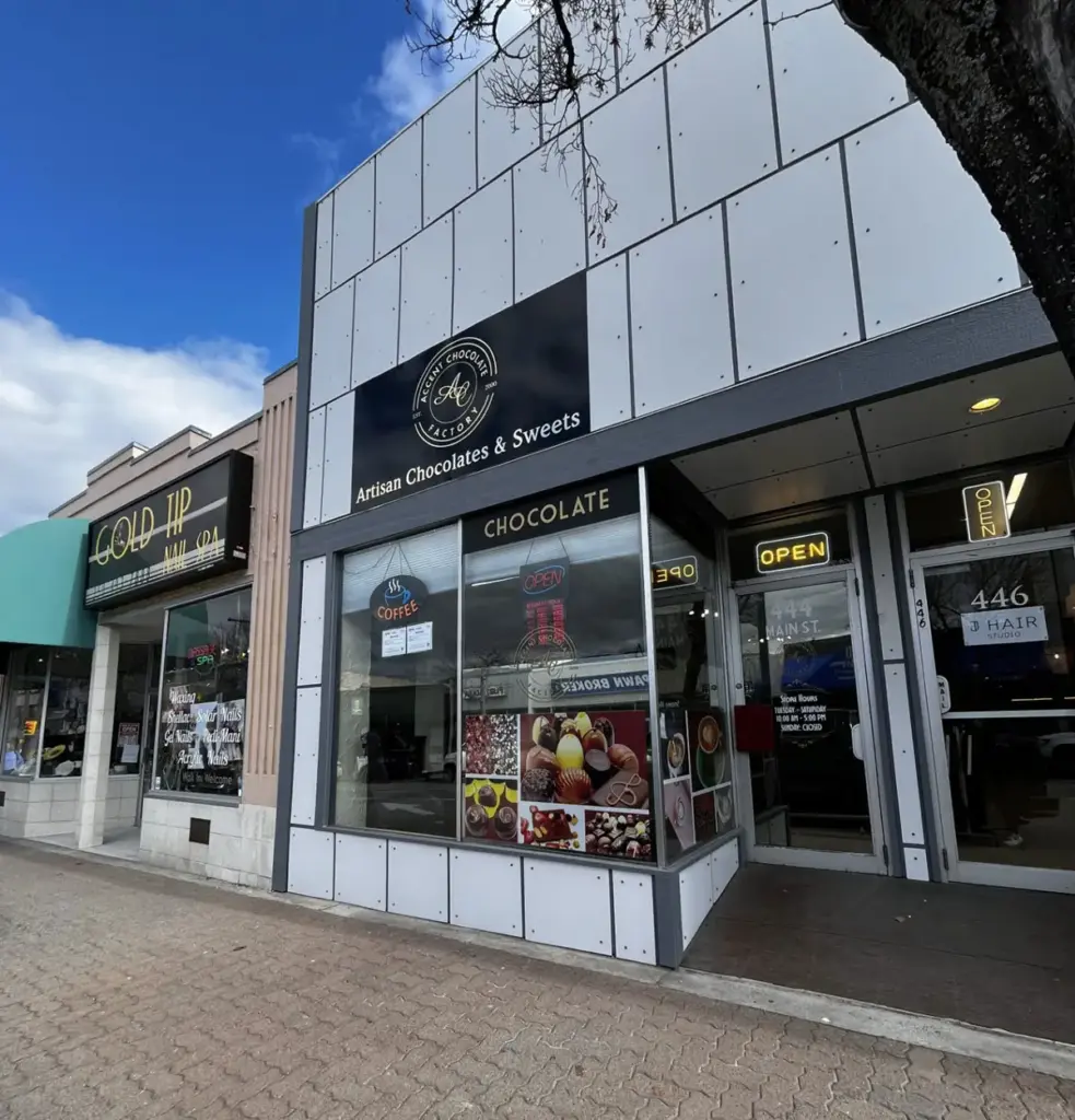 Accent Chocolate store in Penticton